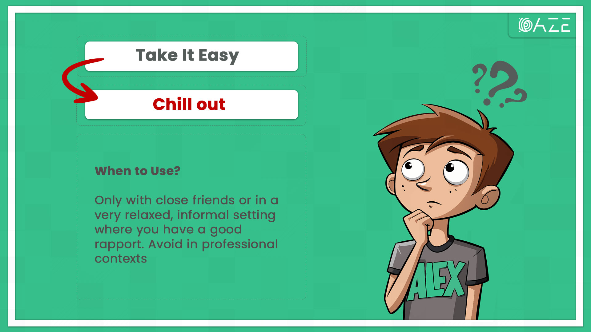Chill out