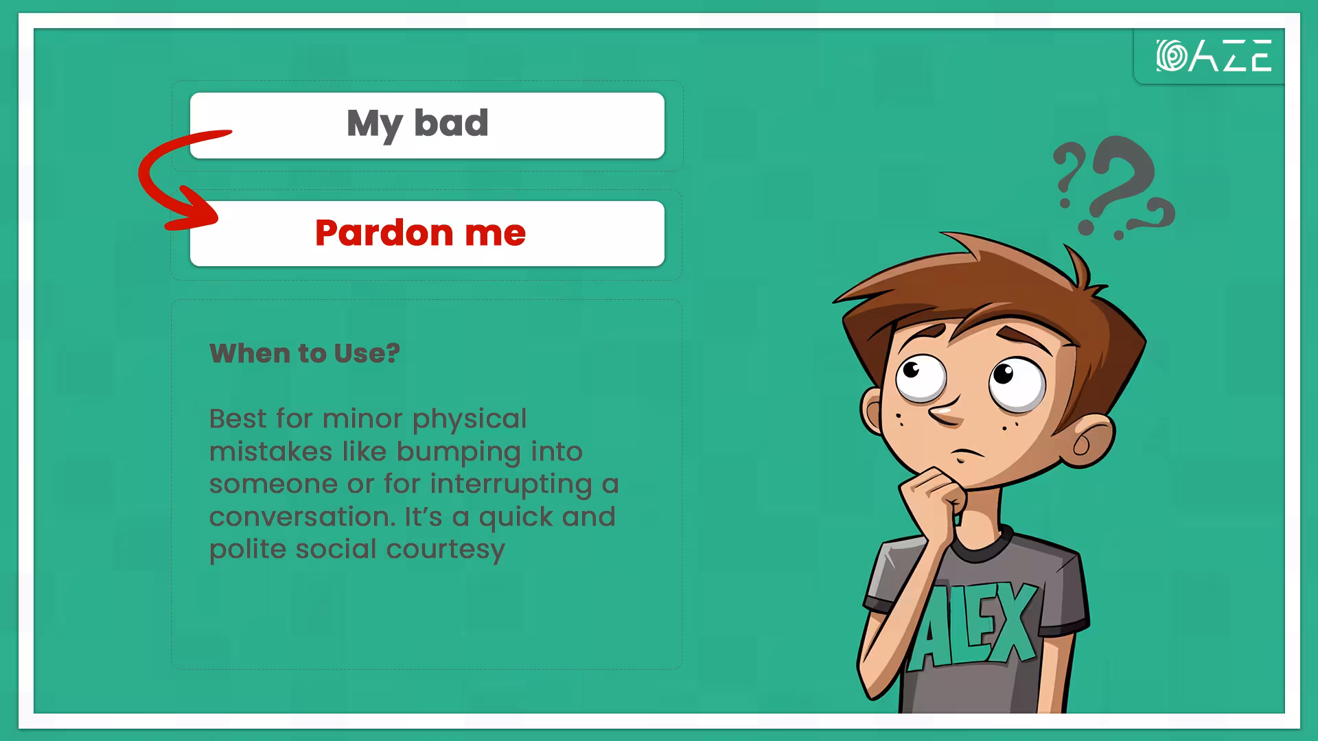 Pardon me