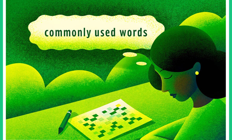 most commonly used words in crosswords