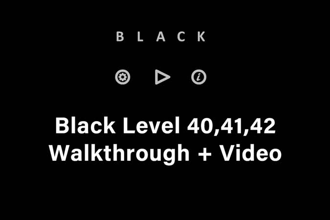 black level 40 41 42