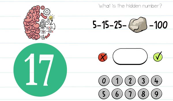 Brain Test Level 17 Answers • Game Solver