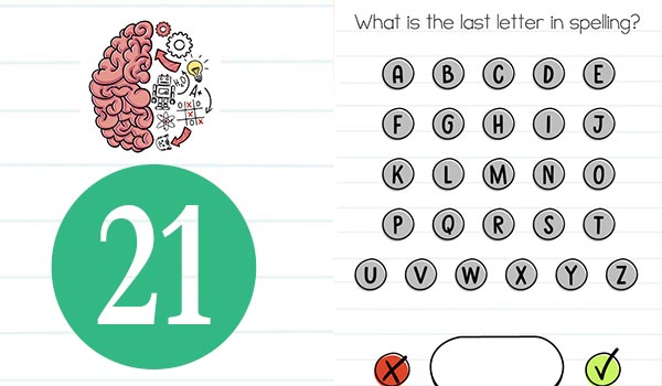Brain Test Level 21 Answers • Game Solver