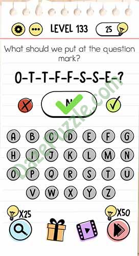 Brain Test Level 133 Answers • Game Solver