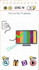 Brain Test Level 79 Turn On The Tv Please Brain Test Level 79 Turn On The Tv Please