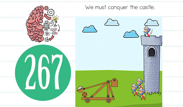 Brain Test Level 417 (NEW) The knight must conquer the tower Answer - Daze  Puzzle