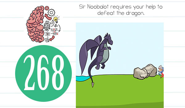 Brain Test Level 268 (NEW) Sir Noobalot requires your help to defeat