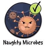 brain test 2 naughty microbes logo