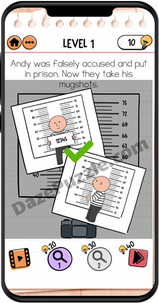 brain test 2 prison escape level 1 answer