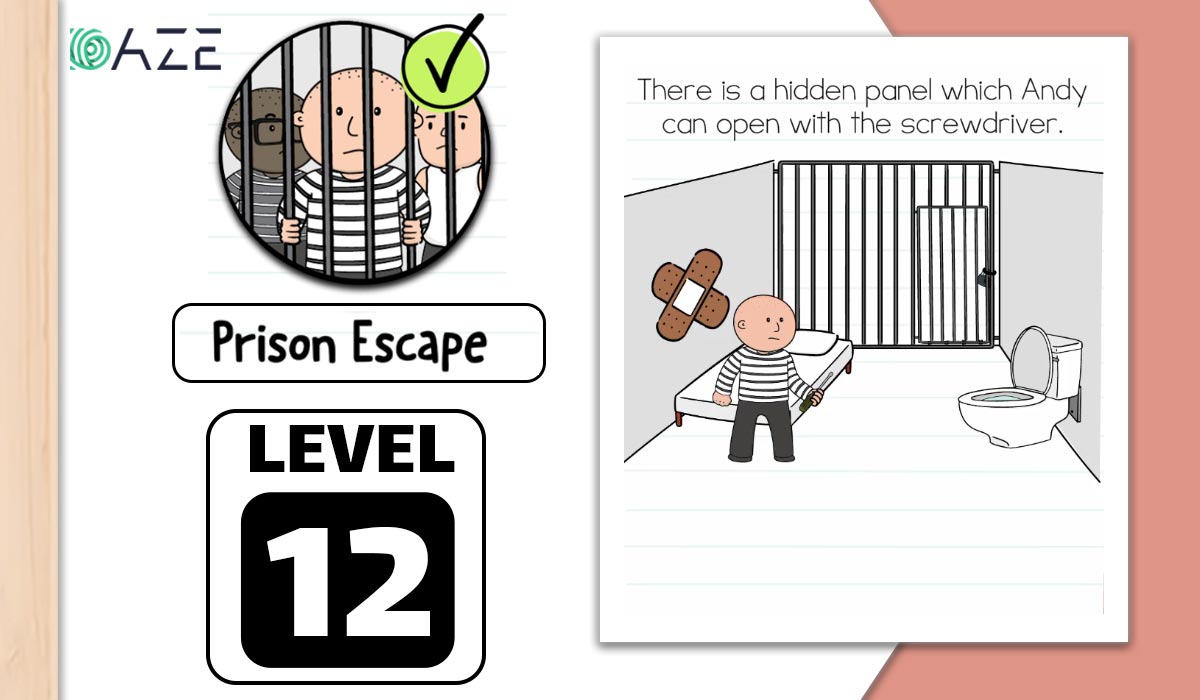 Brain Test 2 Prison Escape Level 12 Answer Daze Puzzle