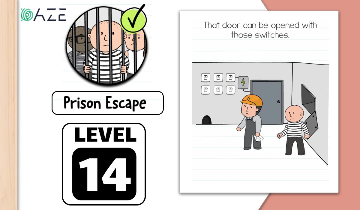brain test 2 level 14 prison escape