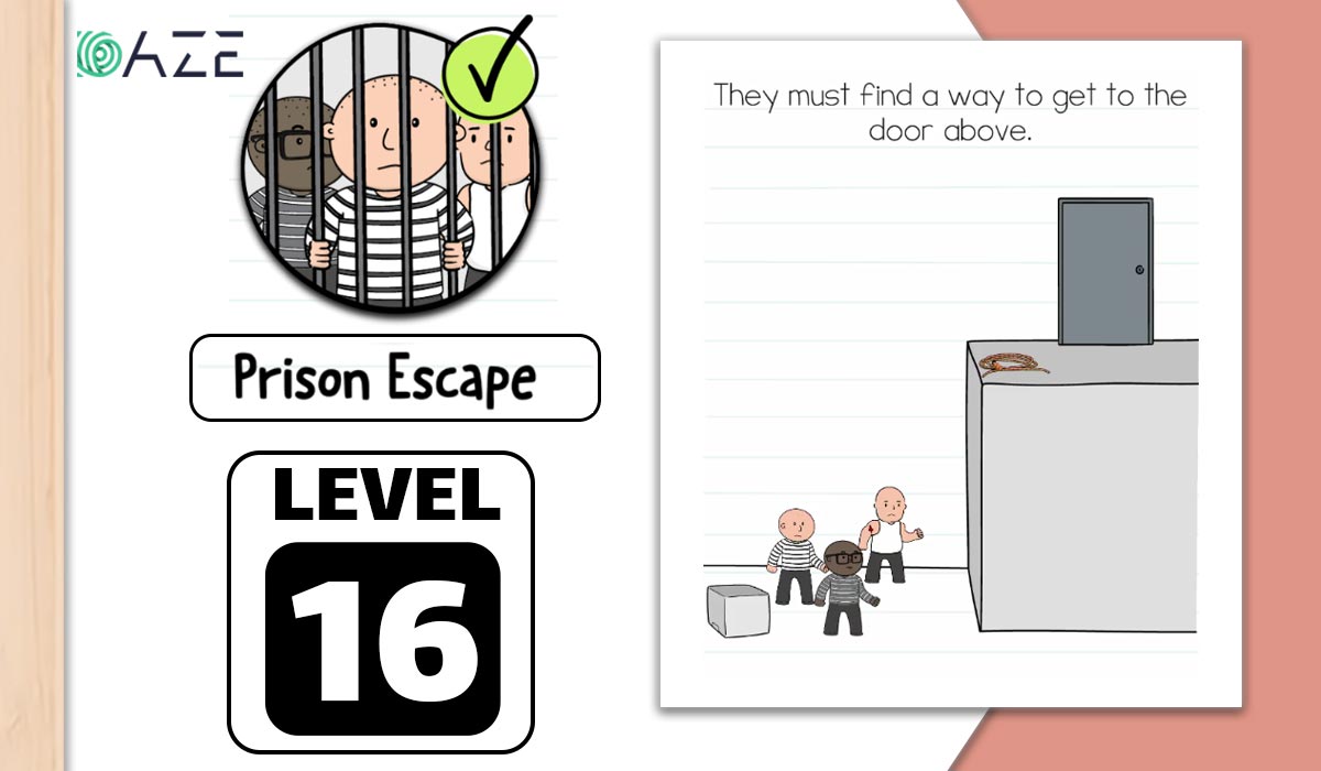 Brain Test 2 level 16 Prison Escape They Must find a way : Gamer