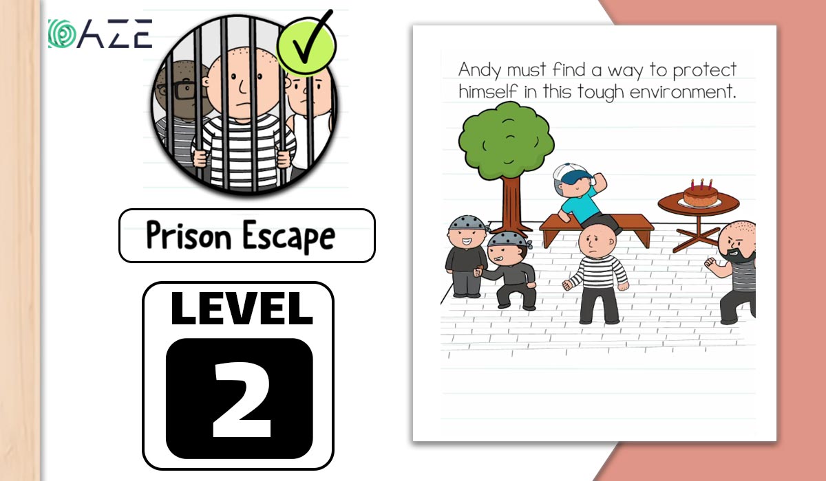 Brain Test 2 Prison Escape Level 14 Walkthrough 