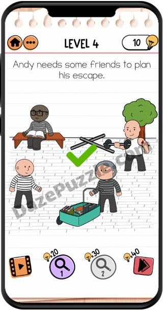 Brain Test 2 Tricky Stories PRISON ESCAPE All Levels 1-20