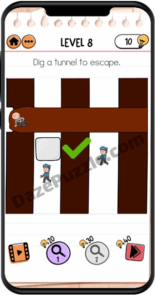 brain test 2 prison escape level 8 answer