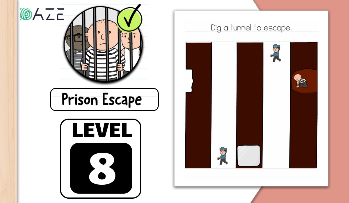 Brain Test 2 Prison Escape Level 2 Answer - Daze Puzzle