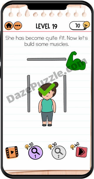 brain test 2 fitness with cindy level 19 answer