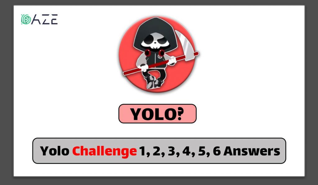 yolo challenge 1, 2, 3, 4, 5, 6