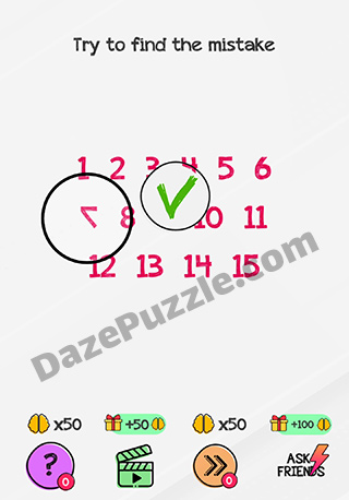 Brain Test 4 Level 81 Answers and Solutions