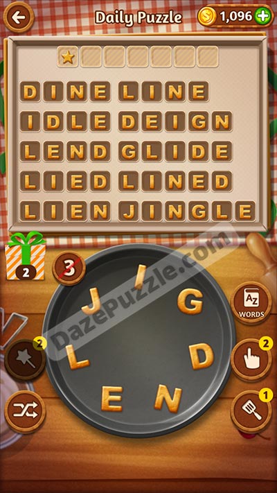 word cookies november 1 2020 daily puzzle answer