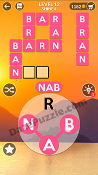 wordscapes level 12 answer