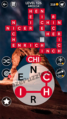 wordscapes level 126 answer
