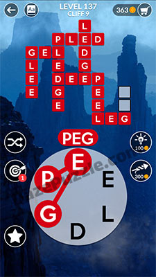 wordscapes level 137 answer