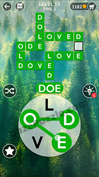 wordscapes level 14 answer