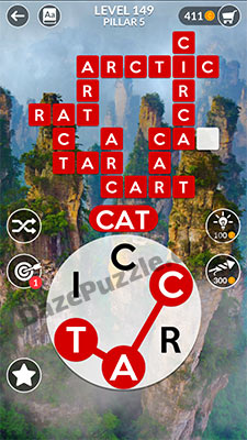 wordscapes level 149 answer