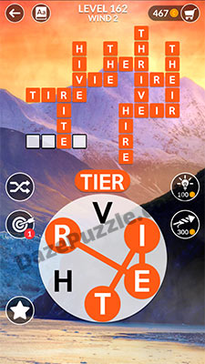 wordscapes level 162 answer