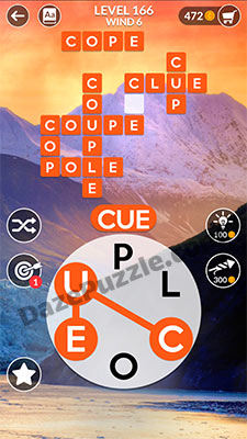 wordscapes level 166 answer