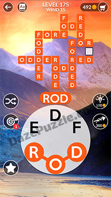 wordscapes level 175 answer
