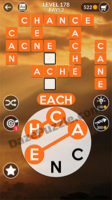 wordscapes level 178 answer