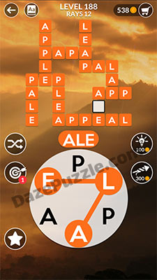 wordscapes level 188 answer