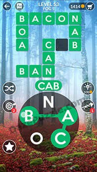 wordscapes level 53 answer