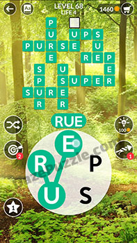 wordscapes level 68 answer
