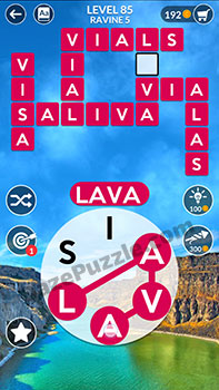 wordscapes level 85 answer