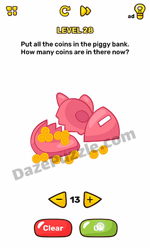 brain blow level 28 answer