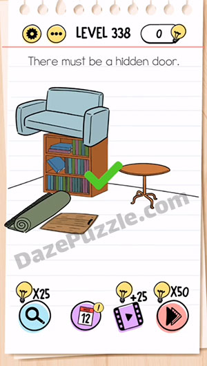 Brain Test Level 338 New There Must Be A Hidden Door Answer Daze Puzzle
