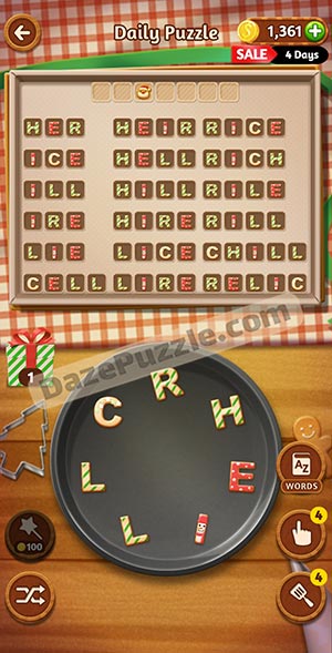 word cookies december 21 2020 daily puzzle answer