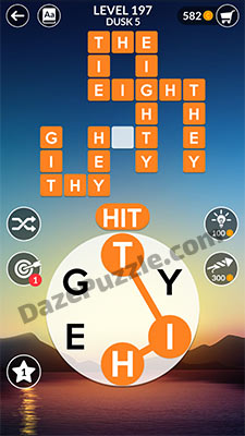 wordscapes level 197 answer