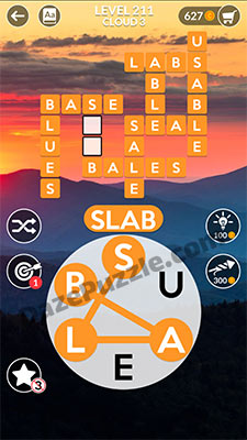 wordscapes level 211 answer