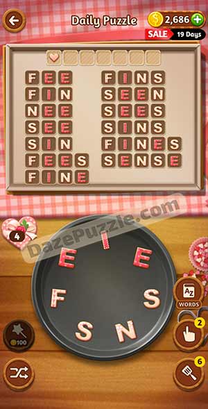 word cookies january 26 2021 daily puzzle answer