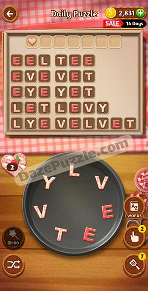 word cookies january 31 2021 daily puzzle answer
