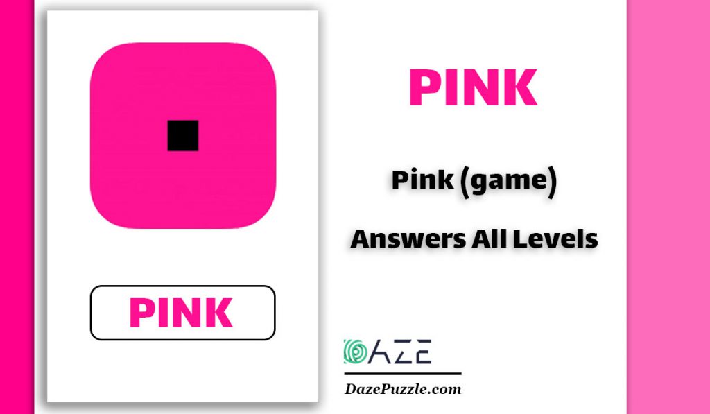 pink puzzle game answers