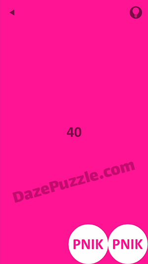 Pink level 40 answer