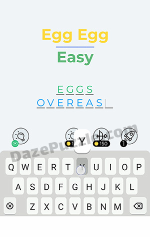 Dingbats Level 132 (Egg Egg Easy) Answer