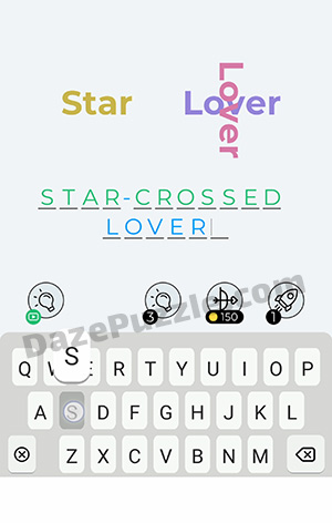 Dingbats Level 184 (Star Lover) Answer