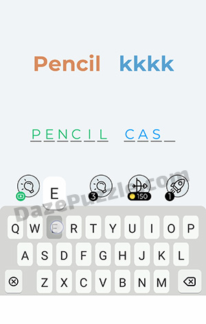Dingbats Level 202 (Pencil kkkk) Answer