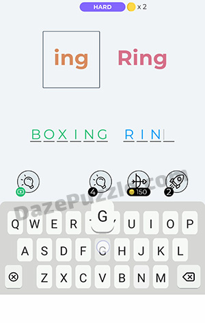 Dingbats Level 305 (ing Ring) Answer