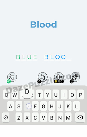 Dingbats Level 326 (Blood) Answer